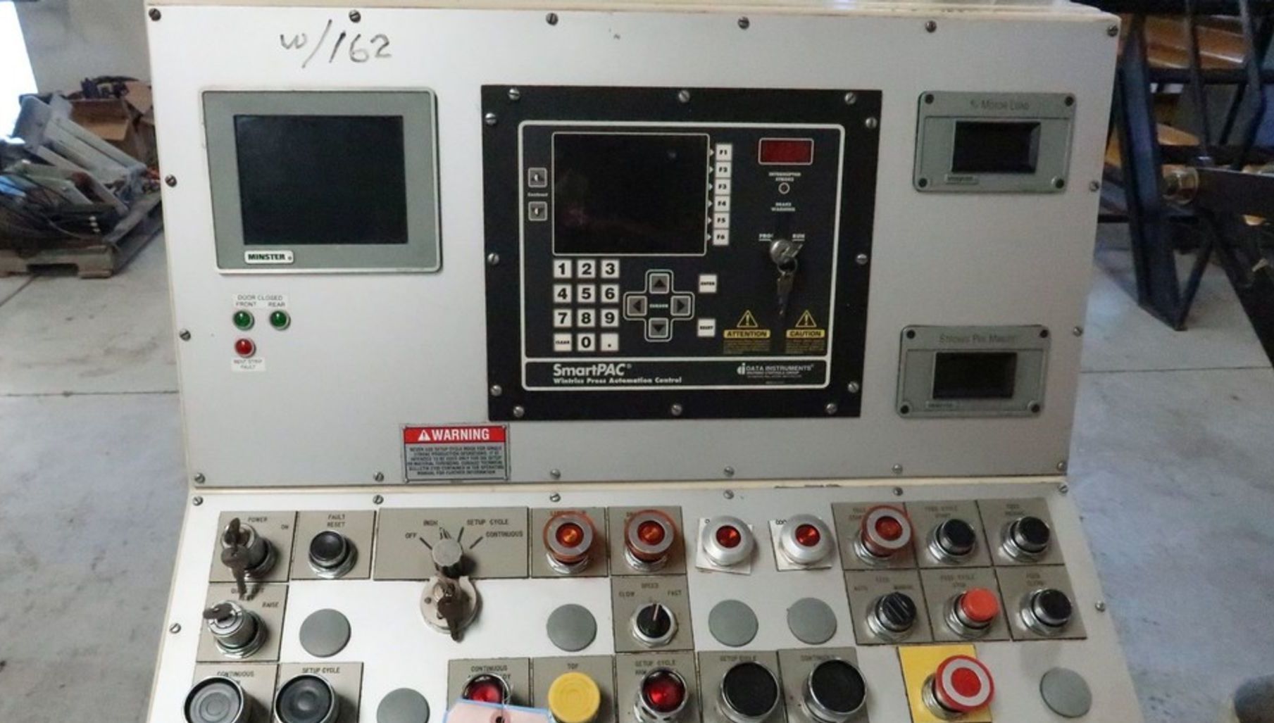 71 Ton, Minster #P2H-63-39, high speed press, 1.97" stroke, 2.95" adj., 400 SPM, 39.4" x 24.8" bed, Minster - Image 4
