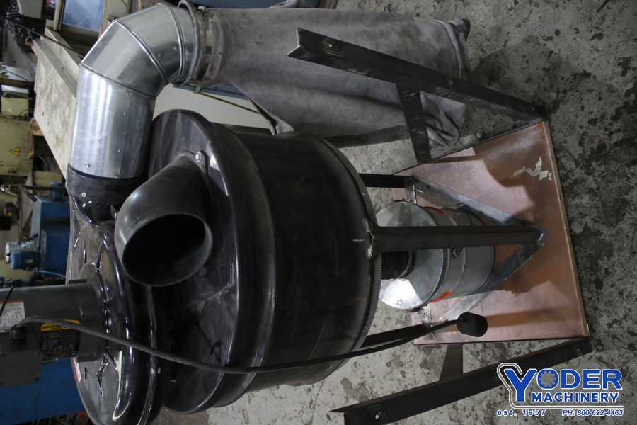 Cincinnati Fan #100S/T3, dust collector, fabric filter bag, 1 HP, serial #905562, #74339 - Image 6