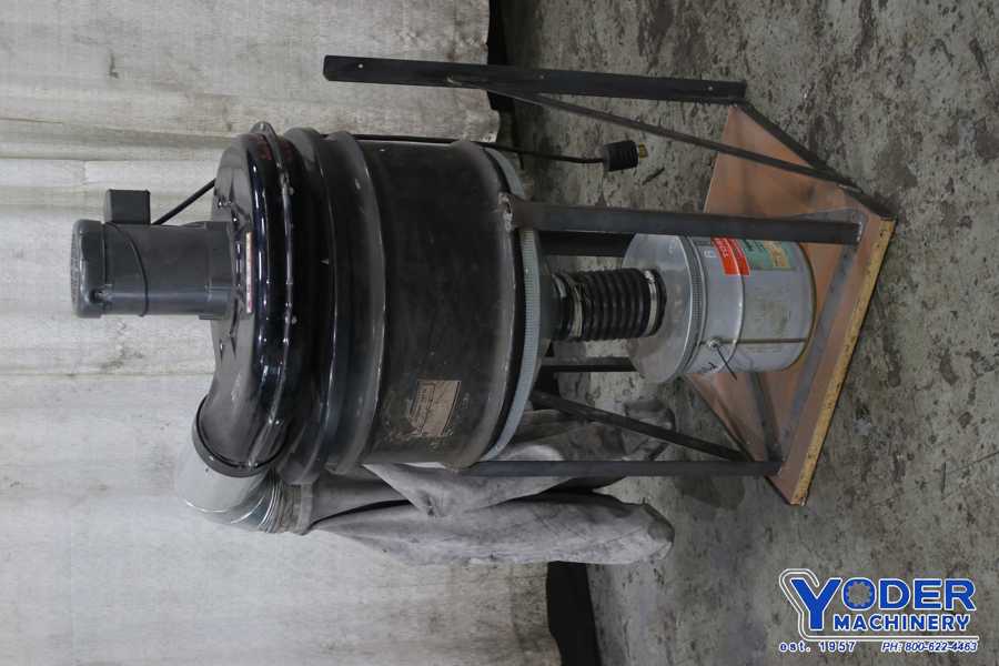 Cincinnati Fan #100S/T3, dust collector, fabric filter bag, 1 HP, serial #905562, #74339 - Image 7