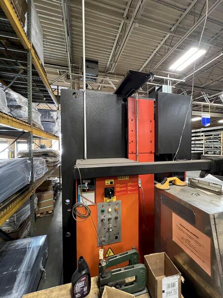 187 Ton, Amada #HFB-170-40, 14' overall, 148" between housing, 7.08" stroke, 16" throat, 17.71" open, 8-Axis - Image 4