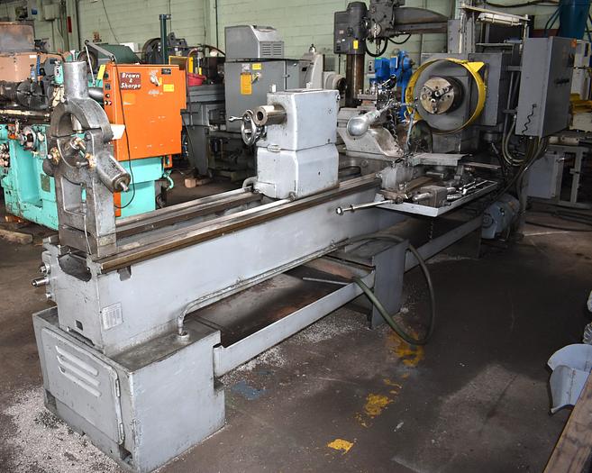 32" x 96" LeBlond #24-Regal, engine lathe, taper attachment, 24.25" swing over cross slide, 4-jaw 18" chuck - Image 6