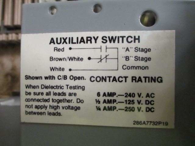 2000 Amps, General Electric, TC2020TTHE1R, 600 VAC, electrically operated, drawout - Image 6