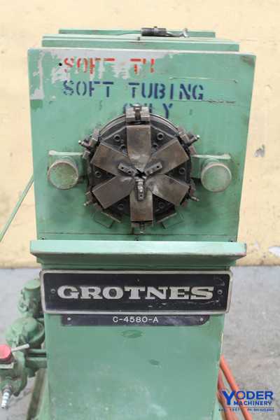 Grotnes #C-4580-A, expander, 2-1/2" stroke, 6-dies, pneumatic foot pedal, #61939 - Image 3