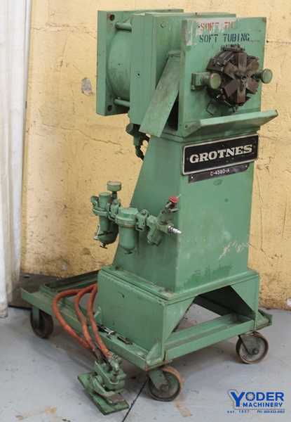 Grotnes #C-4580-A, expander, 2-1/2" stroke, 6-dies, pneumatic foot pedal, #61939 - Image 5