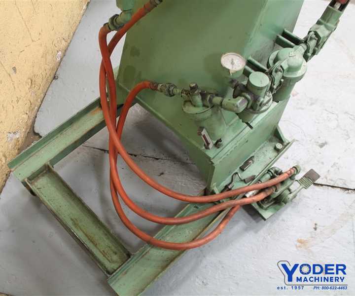 Grotnes #C-4580-A, expander, 2-1/2" stroke, 6-dies, pneumatic foot pedal, #61939 - Image 9