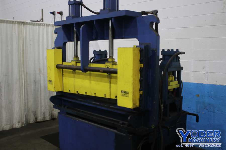 Bradbury, hydraulic flying shear w/prepunch, 50" blade length, 14 gauge capacity, #71627 - Image 4
