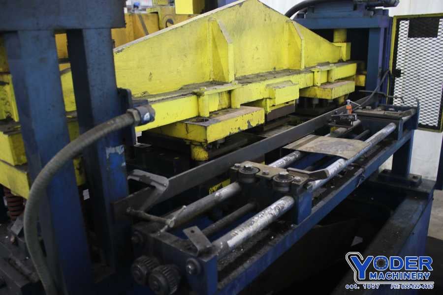 Bradbury, hydraulic flying shear w/prepunch, 50" blade length, 14 gauge capacity, #71627 - Image 6