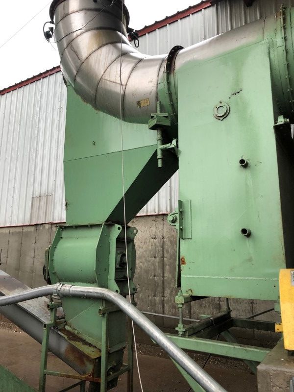 10.5' x 32' Earth Care Products #DB-1030, Drying System, 3-pass, 30 HP Drum Drive, High efficiency Cyclone - Image 7