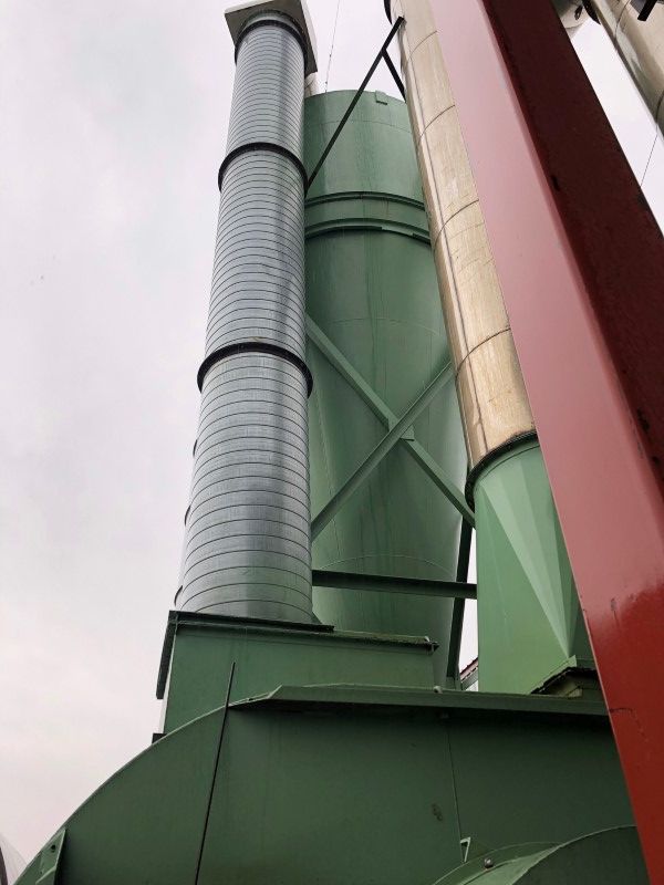 10.5' x 32' Earth Care Products #DB-1030, Drying System, 3-pass, 30 HP Drum Drive, High efficiency Cyclone - Image 10