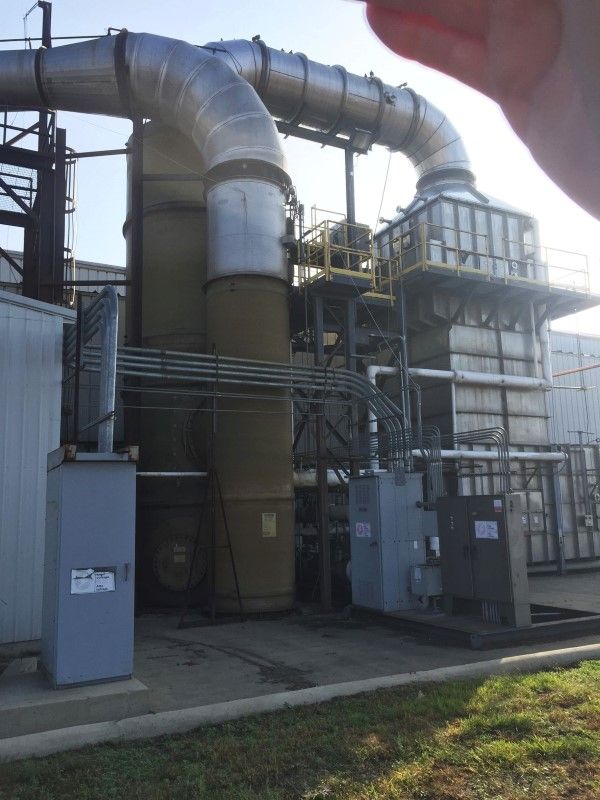 Eisenmann #110,000-CFM, Wet Electrostatic Precipitator, Total Inlet Gas Stream Flow Rate Wet Basis 52000 & - Image 3