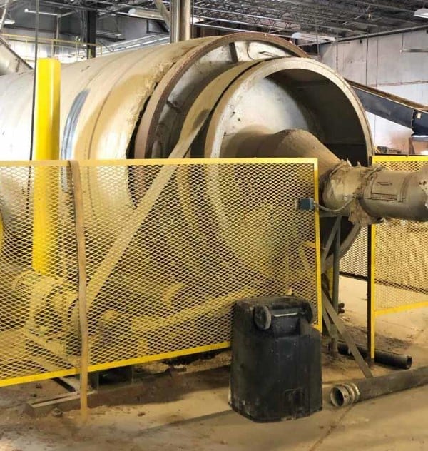 7.5' x 24' Sprout #7.5-ft.X24-ft., Rotary Drum Dryer, Natural Gas Burner, Belt Drive w/Gear Reducer & - Image 2