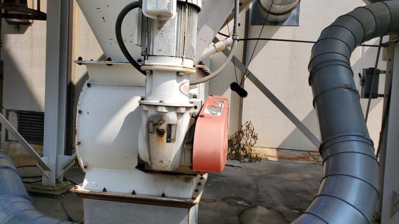 50000 cfm MAC #120-MCF-572, Reverse Air Fan Baghouse Dust Collector, 7.2:1 ACR, 6921 sqft., (572) Filter - Image 7