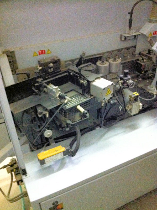 Brandt #KDN-210-B, Edgebander, 1/8" Edge, 2" panel thickness, 2.3" min. panel width, 5-1/2" min. length, 2008 - Image 5