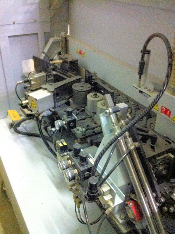 Brandt #KDN-210-B, Edgebander, 1/8" Edge, 2" panel thickness, 2.3" min. panel width, 5-1/2" min. length, 2008 - Image 10