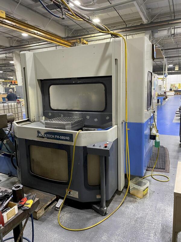 Mazak #FH-580/40, CNC horizontal machining center, 30 automatic tool changer, 27.9" X, 24" Y, 25.9" Z, 12000 - Image 1