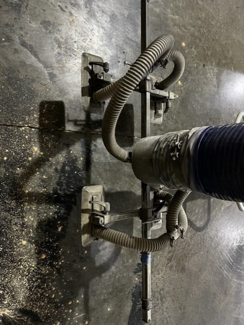 .1 Ton, Gorbel Jib Crane, 12' Arm, 4 HP Pump - Image 2