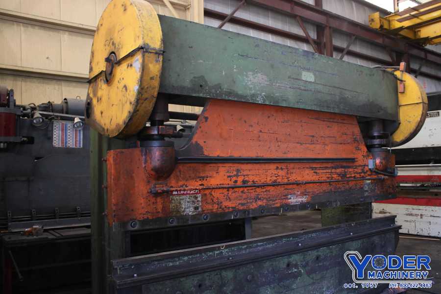 150 Ton, Lodge & Shipley #150-10, mechanical brake, 12' overall, 126" between housing, 3" stroke, #75565 - Image 4