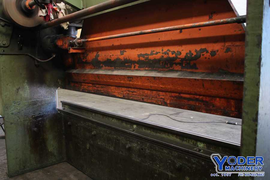 150 Ton, Lodge & Shipley #150-10, mechanical brake, 12' overall, 126" between housing, 3" stroke, #75565 - Image 10