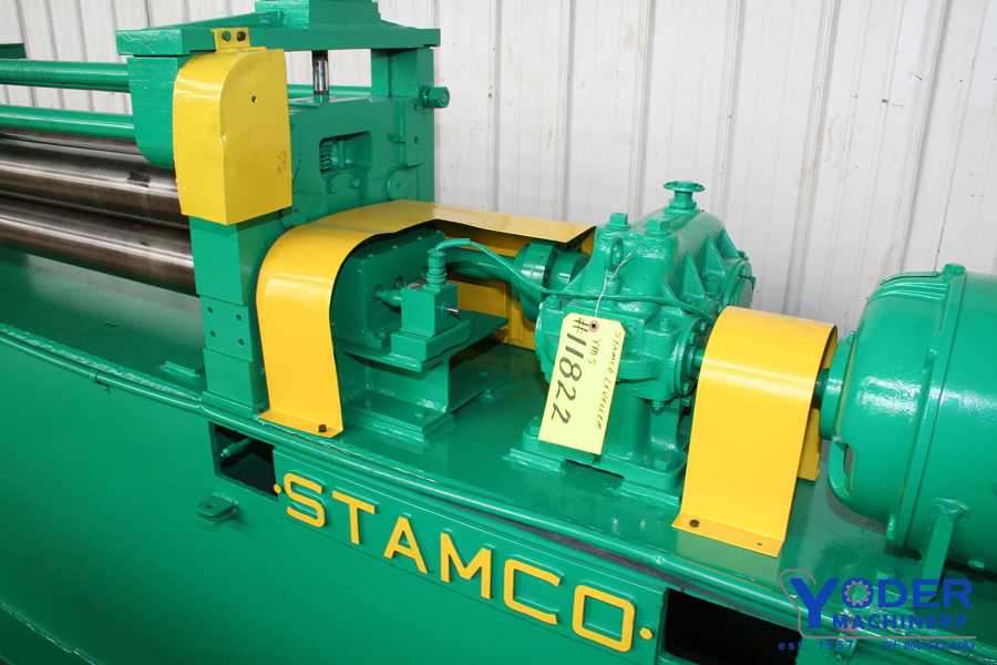 54" x 16" gauge Stamco, 6-roll straightener, 4" entry/exit rolls diameter, 5 HP, #11822 - Image 4