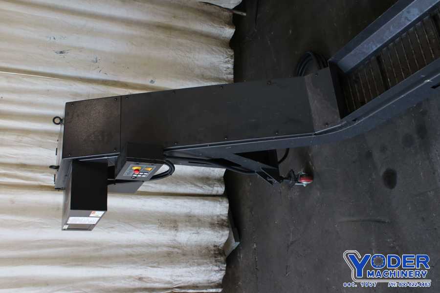 9" x 84" ShinJin MT Tech #KFC5600C, inclined chip conveyor, side hinge, 1/4 HP, #75472 - Image 4
