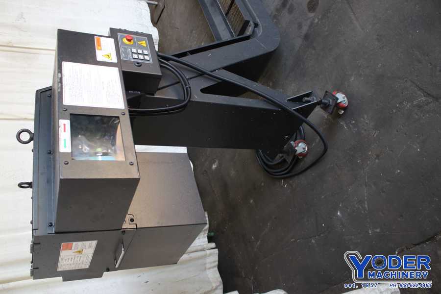 9" x 84" ShinJin MT Tech #KFC5600C, inclined chip conveyor, side hinge, 1/4 HP, #75472 - Image 7