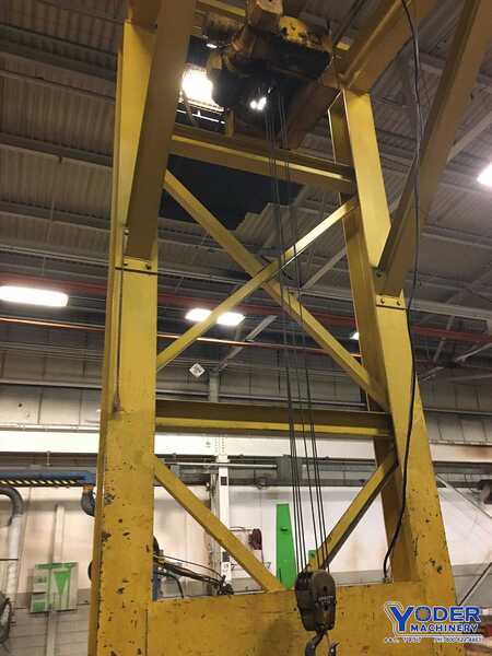 5 Ton, Pittsburgh single leg gantry crane, 21' span, 15' under hook, #67228 - Image 6