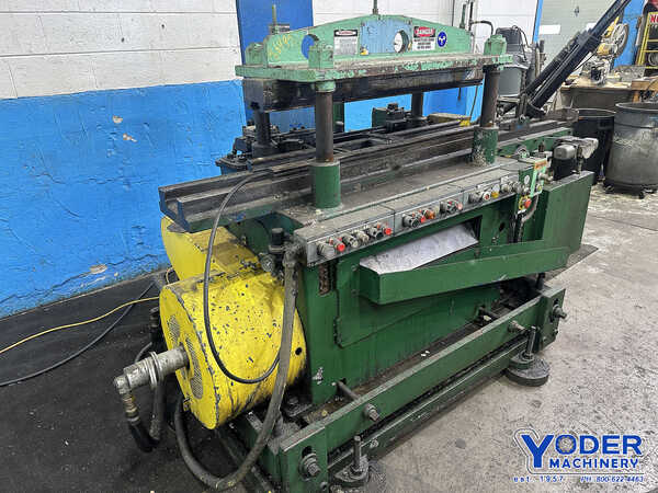 30 Ton, Tishken, cut-off press, 3 stroke of ram, air clutch & brake, 3 HP, #66495 - Image 1