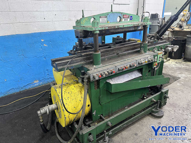 30 Ton, Tishken, cut-off press, 3 stroke of ram, air clutch & brake, 3 HP, #66495 - Image 2