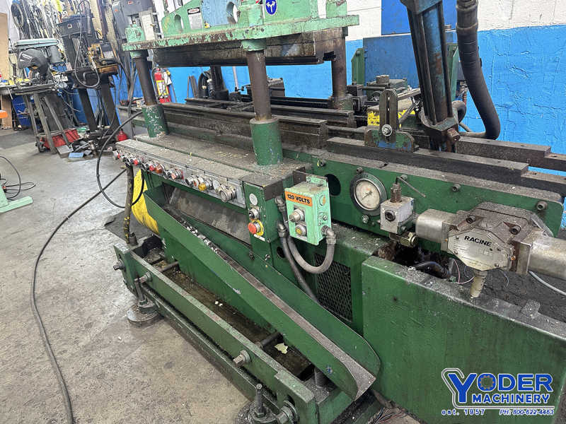 30 Ton, Tishken, cut-off press, 3 stroke of ram, air clutch & brake, 3 HP, #66495 - Image 4