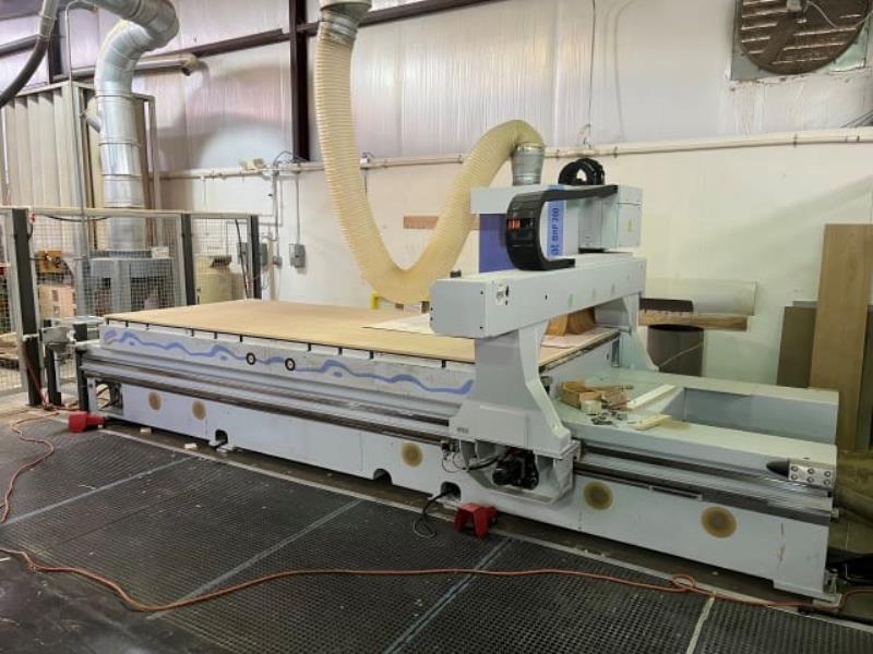 Weeke #BHP-200, Flat Table Machine w/ATC/Boring, 5' x 12' table, 145.6" X, 61" Y, 12.8" Z, 4" Z, 164 FPM X - Image 2