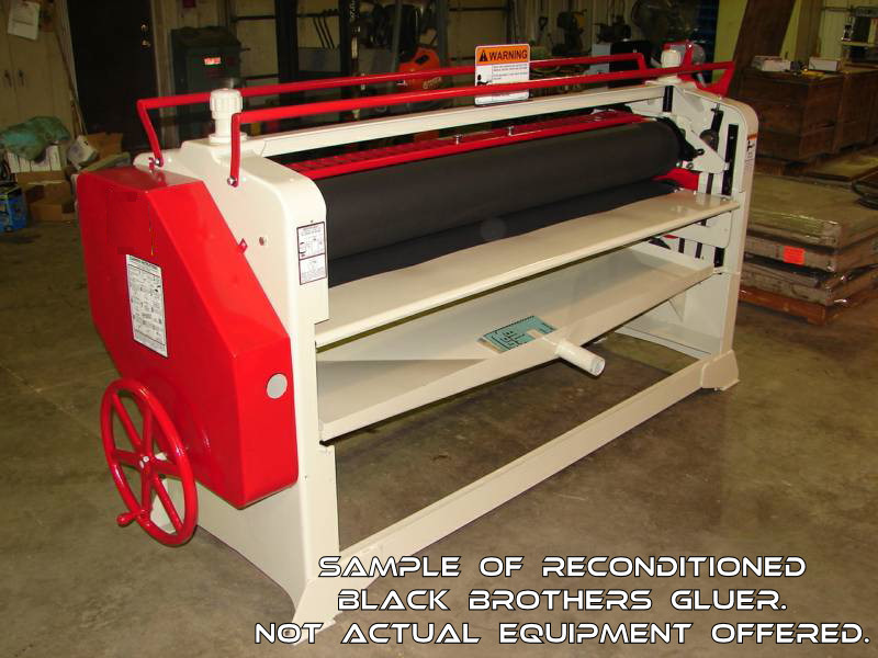 Black Brothers 22-D-875-68, Top Glue Spreader, 68" width, 8-3/4" diameter applicator, 6-1/2" doctor diameter - Image 2