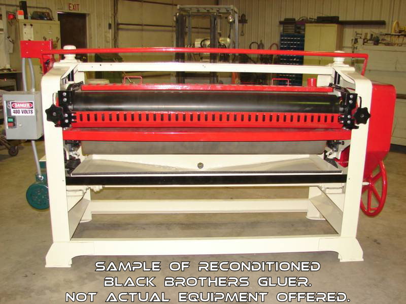 Black Brothers 22-D-875-68, Top Glue Spreader, 68" width, 8-3/4" diameter applicator, 6-1/2" doctor diameter - Image 3