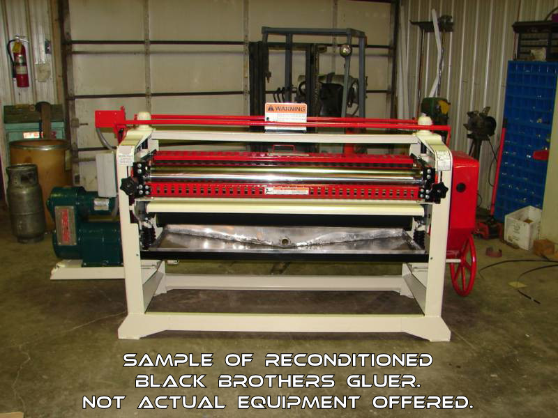 Black Brothers 22-D-875-68, Top Glue Spreader, 68" width, 8-3/4" diameter applicator, 6-1/2" doctor diameter - Image 4