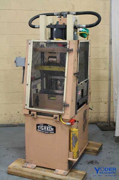 5 Ton, Tishken #ACO-5, pneumatic cut-off press, 1.5 stroke, 34" pass line, 1999, #64573 - Image 2