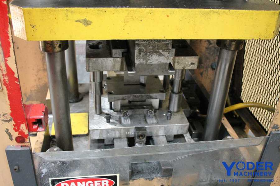 5 Ton, Tishken #ACO-5, pneumatic cut-off press, 1.5 stroke, 34" pass line, 1999, #64573 - Image 5