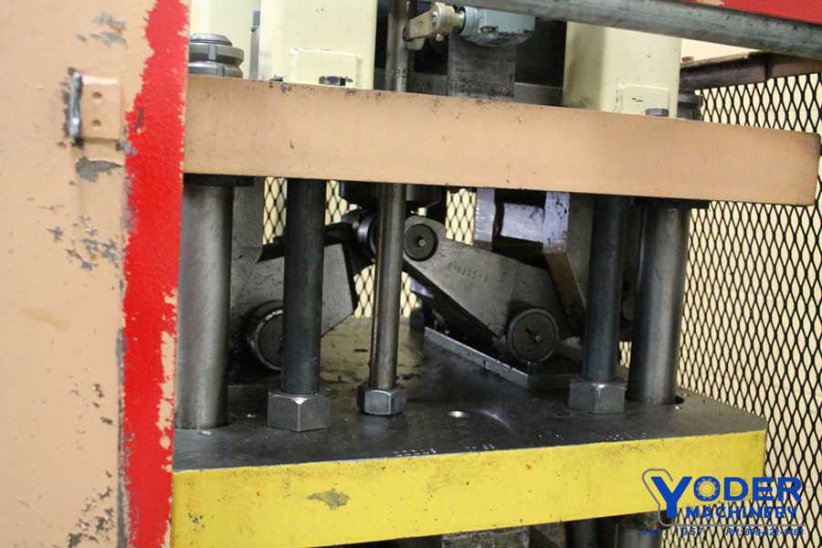 5 Ton, Tishken #ACO-5, pneumatic cut-off press, 1.5 stroke, 34" pass line, 1999, #64573 - Image 6