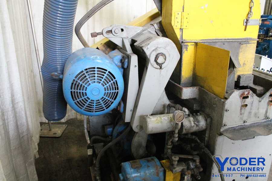20" Union, carbide power feed abrasive saw, oscillation, coolant, 25 HP, #65060 - Image 6