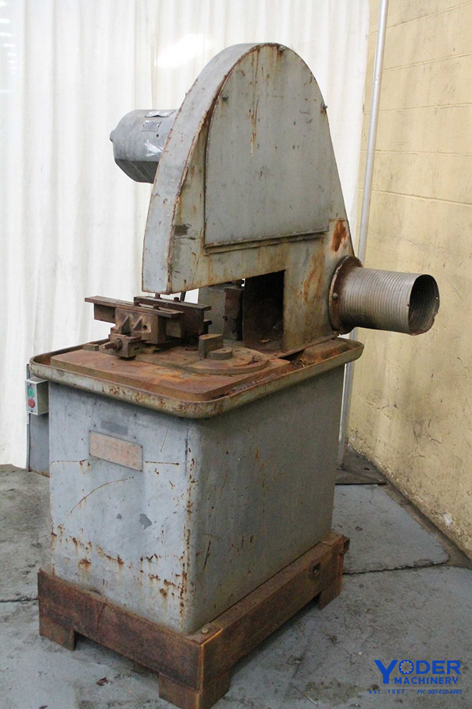 24" Stone, abrasive cut off saw, 15 HP, serial #870, #65322 - Image 6