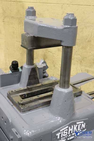 10 Ton, Tishken #Cut-O-Matic, 2-post cut off press, 3 stroke, 12" Shut Height, air clutch & brake, #71975 - Image 6