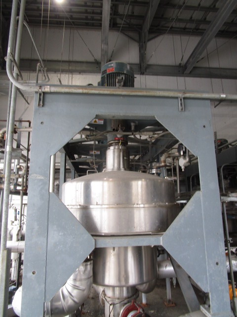 Robatel #BXP-800, Vertical 316L Stainless Steel Mono Stage Extractor Centrifuge, 320 Liters, 2015 - Image 6