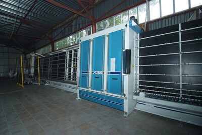 Forel Complete, Insulated Glass Line, 121' line L, Washing Mach., Infeed & Outfeed Conveyor, Measuring & - Image 1