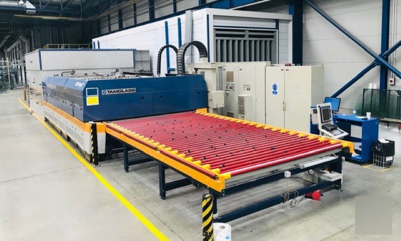 Tamglass (Glaston) HTF-Pro-E-2448-CTS-10-R, Glass Tempering Furnace, right-handed, 94.5" x189" size, 0.16" - - Image 1