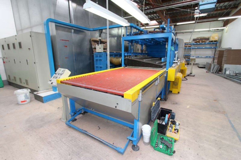 Keraglass KFO-125/240-26, Glass Tempering Furnace, Right-handed, 49" x 95" (102" ), 0.16" - 0.75" thick, 2005 - Image 6
