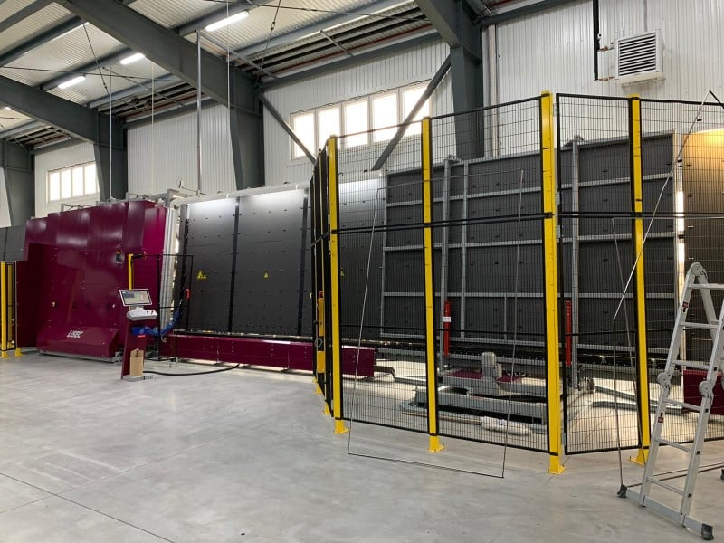 Lisec Complete, Insulated Glass Line, R-L, 79" x 98" size, 14" x 7" min. IG unit size, 2.4" single IG unit - Image 1