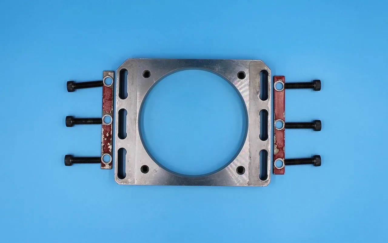 Spindle Motor Bracket, Fanuc #3S, 8-7/8" x 6-7/8" x 1", 5-7/8" ID - Image 1