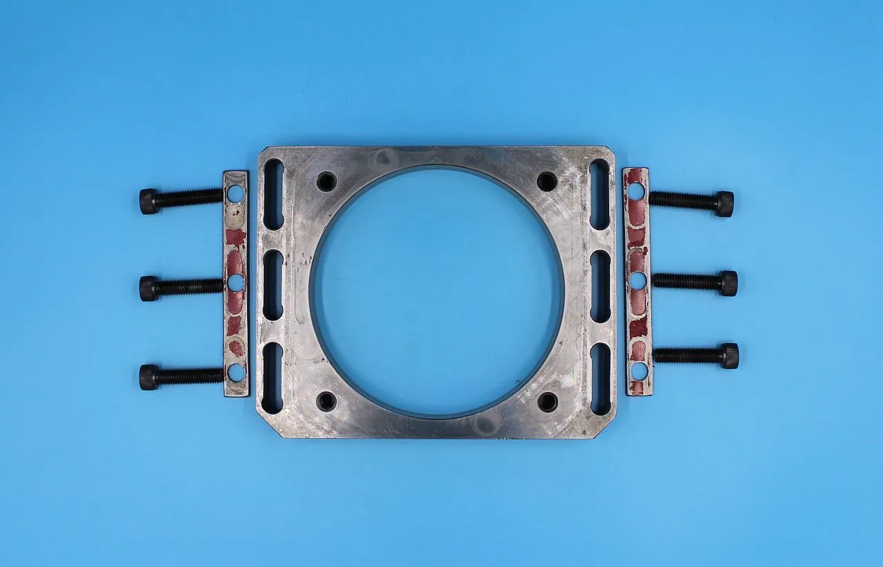 Spindle Motor Bracket, Fanuc #3S, 8-7/8" x 6-7/8" x 1", 5-7/8" ID - Image 2
