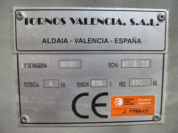 6-3/16" x 63" Calpe #L6-1600, Semi-Autmatic Turning Sander, 6-spindle, 1800 spindle/hr., 4 HP - 1800 RPM, 2000 - Image 9