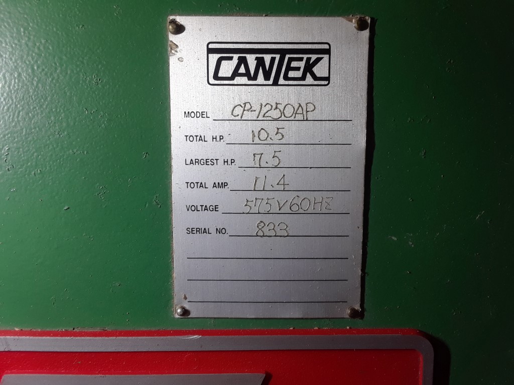 Cantek #CP-1250-AP, Auto/Back Knife Copy Lathe, 44" length capacity, with 4" min. stock length, 1/2" - 4" - Image 5