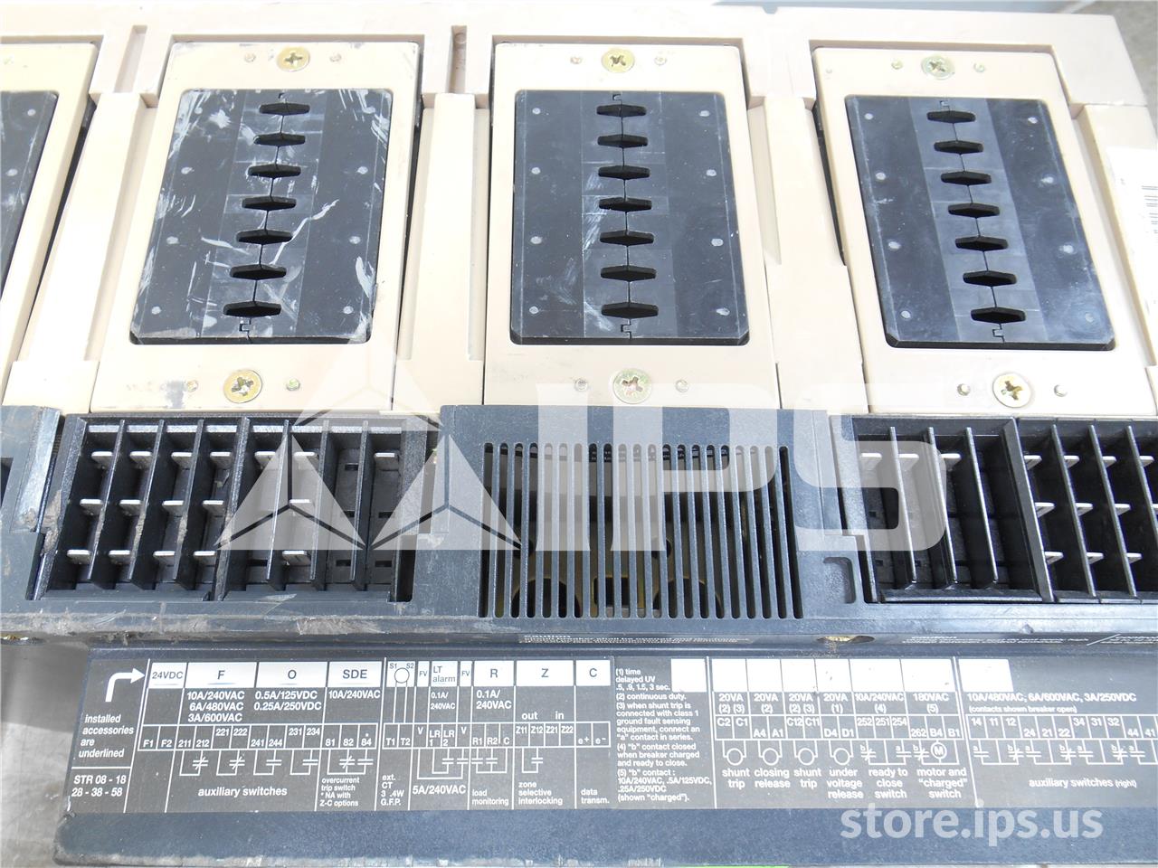 1200 Amps Square D Merlin Gerin Mp12 H1 Mo/bi 4 Pole Str38s Lsi, 1200 Amps Rp - Image 2