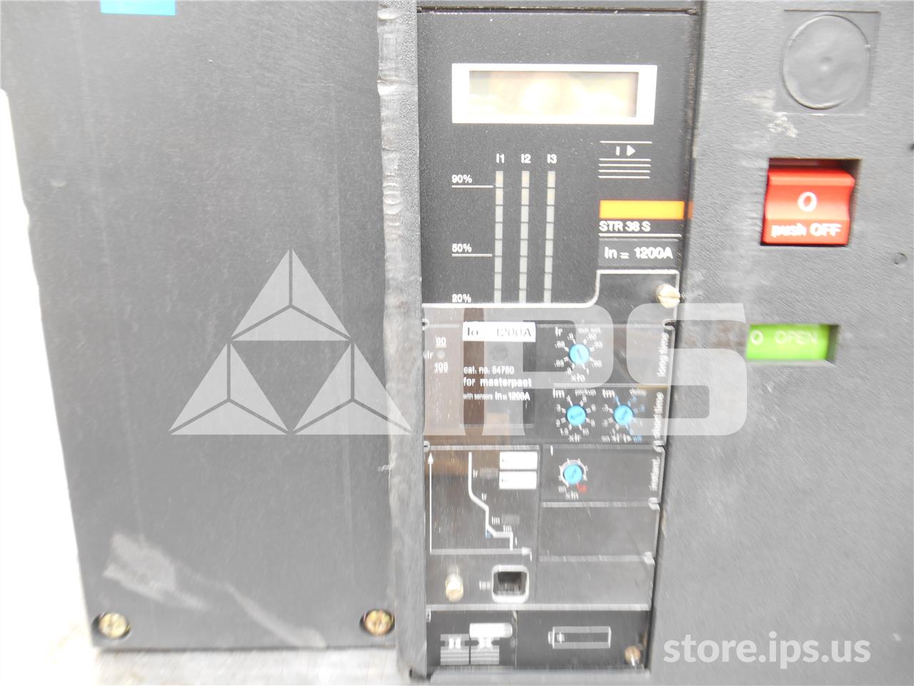 1200 Amps Square D Merlin Gerin Mp12 H1 Mo/bi 4 Pole Str38s Lsi, 1200 Amps Rp - Image 3